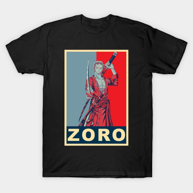 Roronoa Zoro - One Piece T-Shirt by Jack Jackson